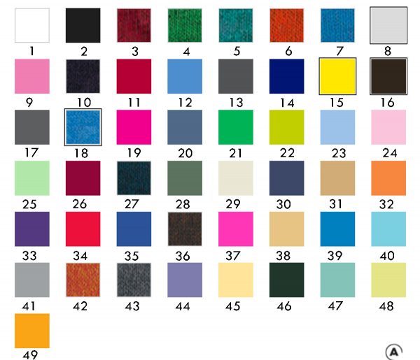 Tee colours