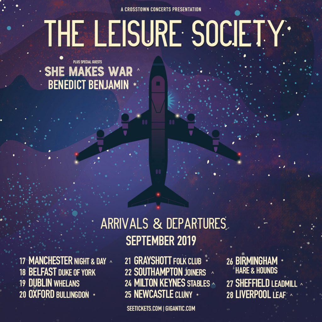 New UK dates with The Leisure Society, a reminder of the rest plus fests!